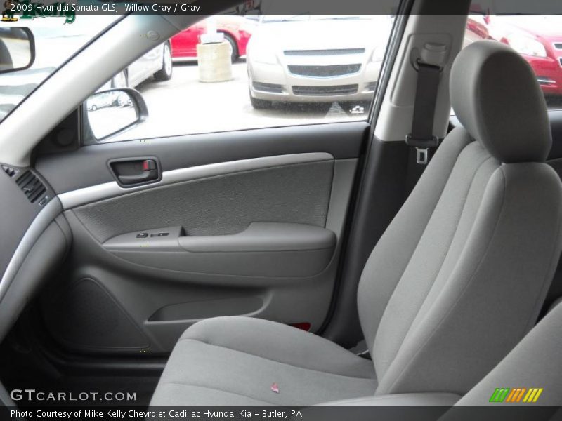 Willow Gray / Gray 2009 Hyundai Sonata GLS