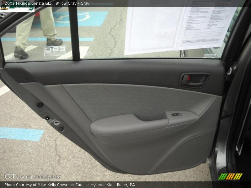 Willow Gray / Gray 2009 Hyundai Sonata GLS