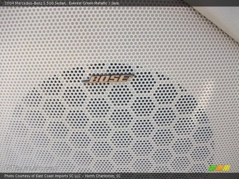 Everest Green Metallic / Java 2004 Mercedes-Benz S 500 Sedan