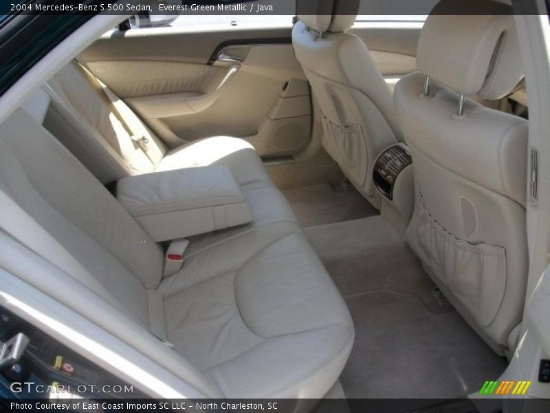 Everest Green Metallic / Java 2004 Mercedes-Benz S 500 Sedan