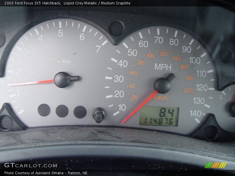 Liquid Grey Metallic / Medium Graphite 2003 Ford Focus ZX5 Hatchback