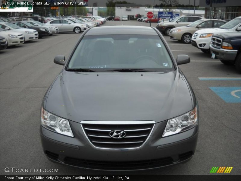 Willow Gray / Gray 2009 Hyundai Sonata GLS