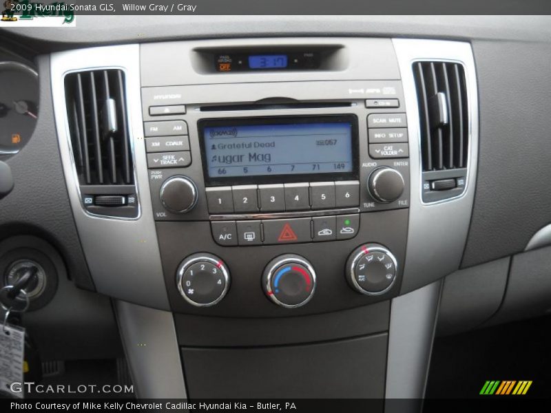 Willow Gray / Gray 2009 Hyundai Sonata GLS