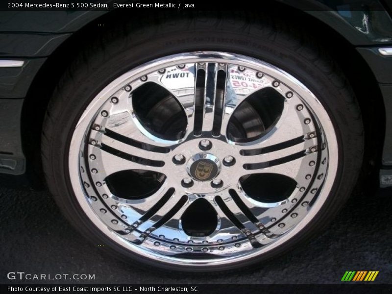 Everest Green Metallic / Java 2004 Mercedes-Benz S 500 Sedan