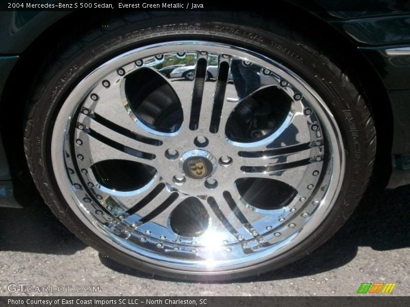 Everest Green Metallic / Java 2004 Mercedes-Benz S 500 Sedan
