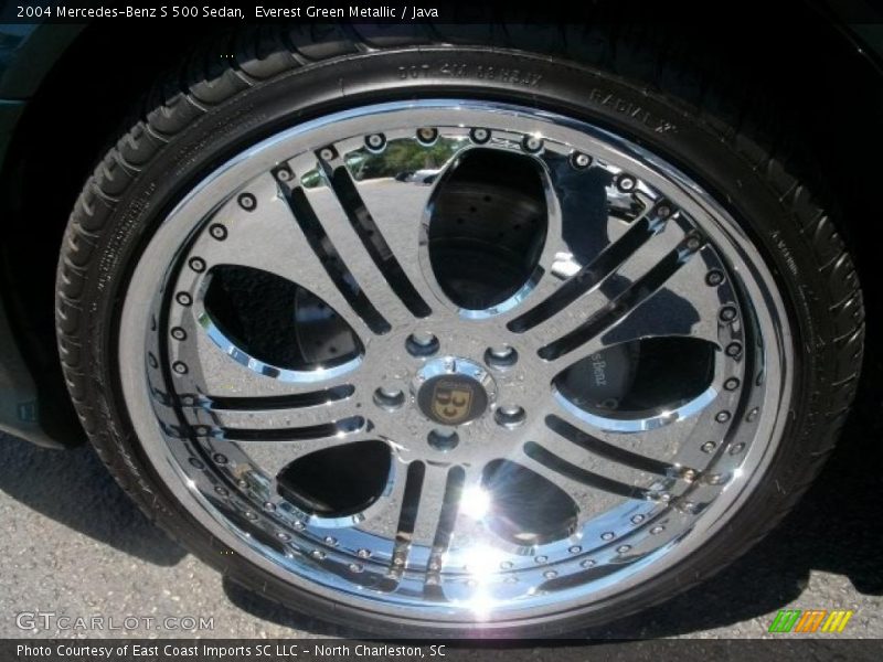 Everest Green Metallic / Java 2004 Mercedes-Benz S 500 Sedan