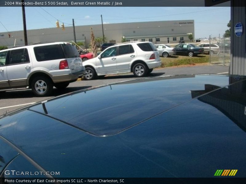 Everest Green Metallic / Java 2004 Mercedes-Benz S 500 Sedan