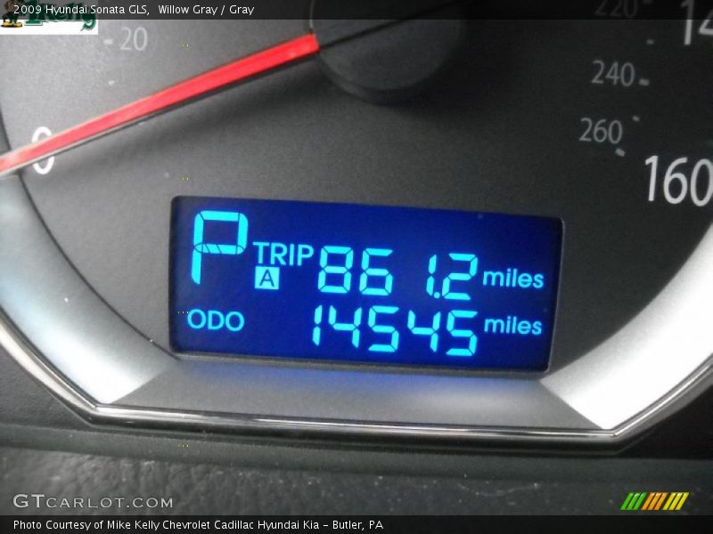 Willow Gray / Gray 2009 Hyundai Sonata GLS