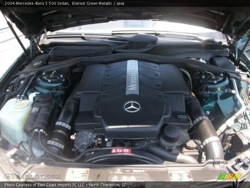 Everest Green Metallic / Java 2004 Mercedes-Benz S 500 Sedan
