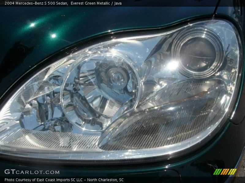 Everest Green Metallic / Java 2004 Mercedes-Benz S 500 Sedan