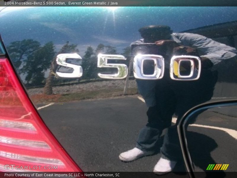 Everest Green Metallic / Java 2004 Mercedes-Benz S 500 Sedan