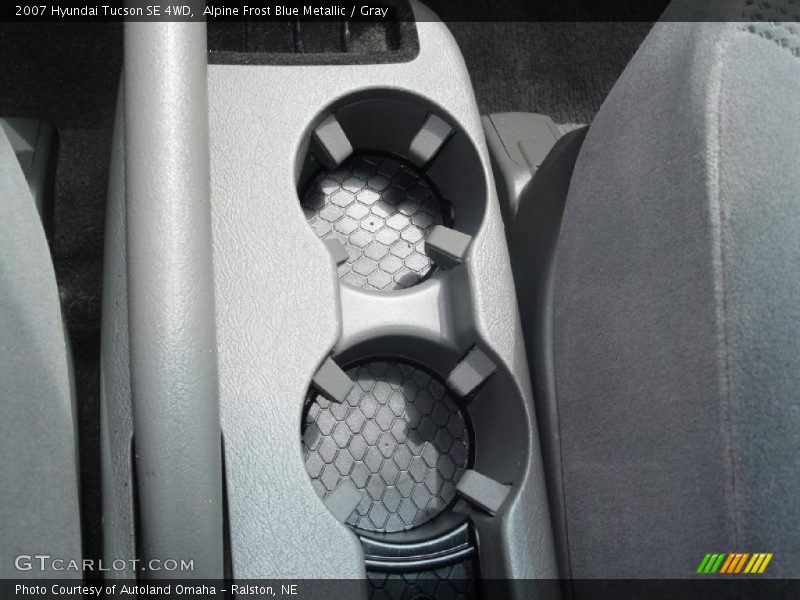 Alpine Frost Blue Metallic / Gray 2007 Hyundai Tucson SE 4WD