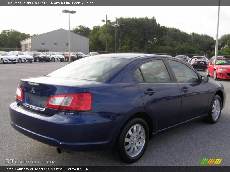 Maizen Blue Pearl / Beige 2009 Mitsubishi Galant ES