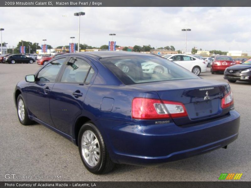 Maizen Blue Pearl / Beige 2009 Mitsubishi Galant ES