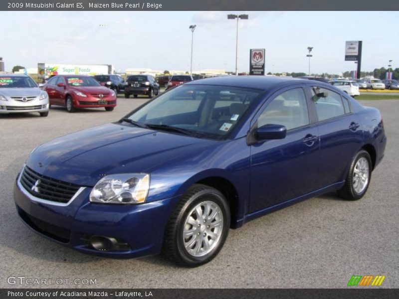 Maizen Blue Pearl / Beige 2009 Mitsubishi Galant ES