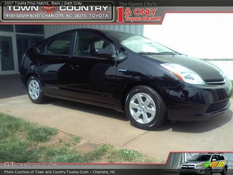 Black / Dark Gray 2007 Toyota Prius Hybrid