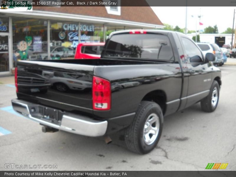 Black / Dark Slate Gray 2003 Dodge Ram 1500 ST Regular Cab