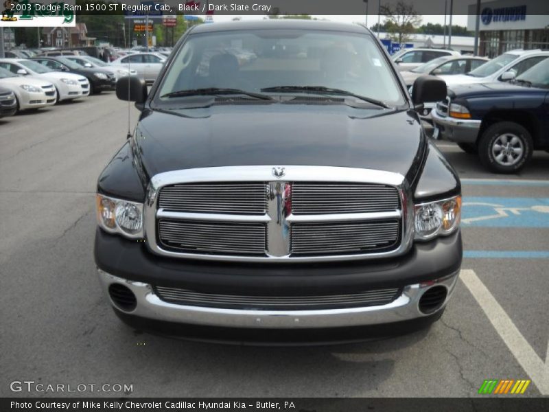 Black / Dark Slate Gray 2003 Dodge Ram 1500 ST Regular Cab