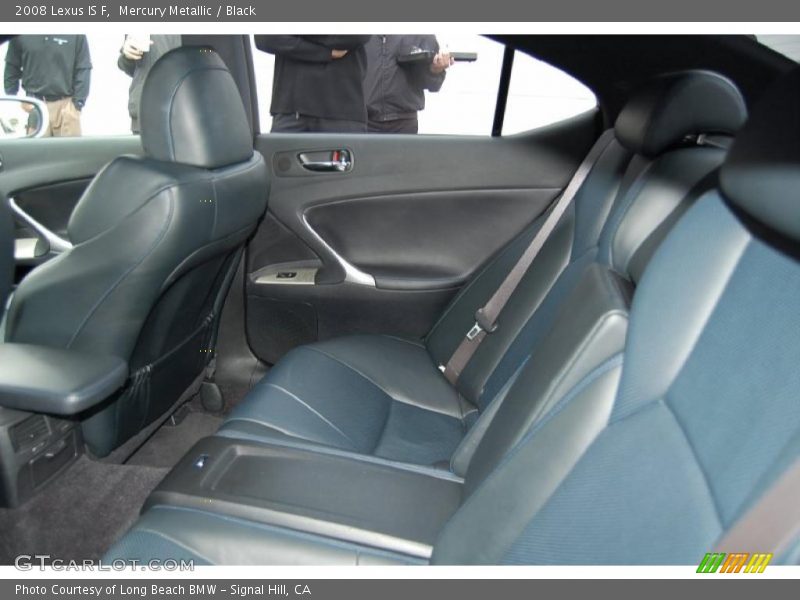 Mercury Metallic / Black 2008 Lexus IS F
