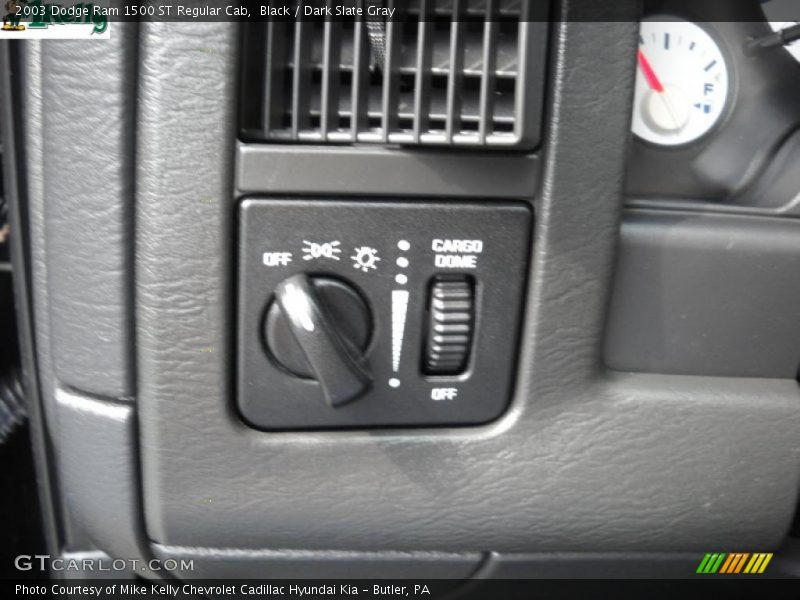 Black / Dark Slate Gray 2003 Dodge Ram 1500 ST Regular Cab