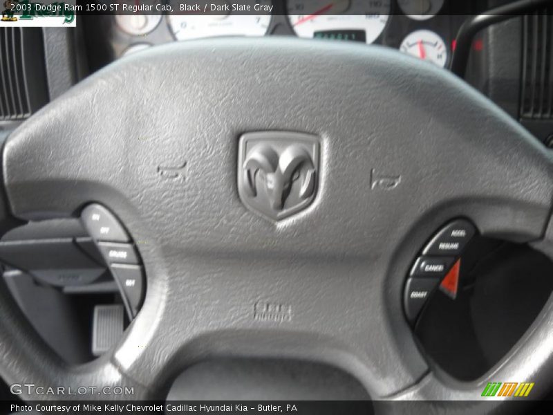 Black / Dark Slate Gray 2003 Dodge Ram 1500 ST Regular Cab