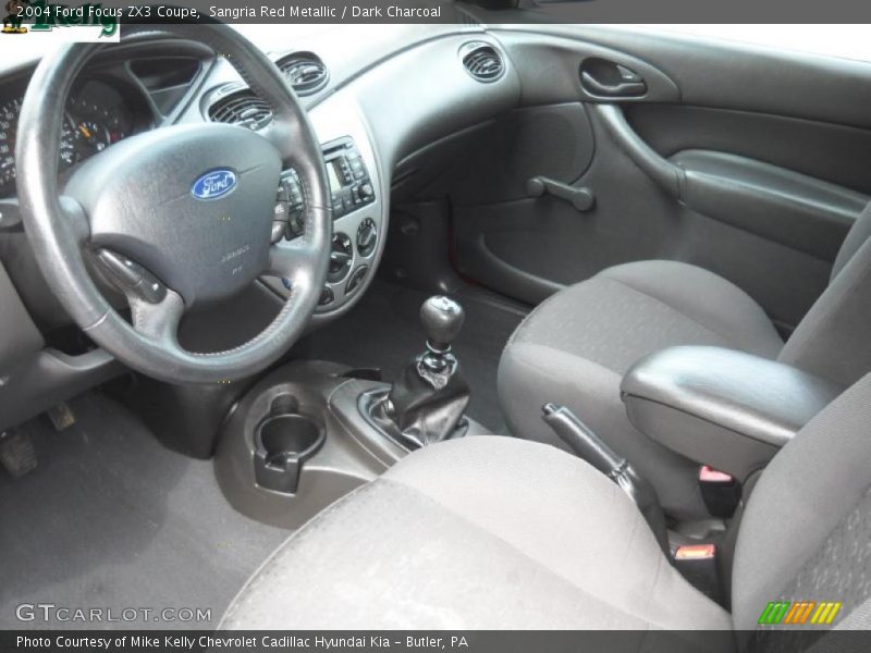 Sangria Red Metallic / Dark Charcoal 2004 Ford Focus ZX3 Coupe