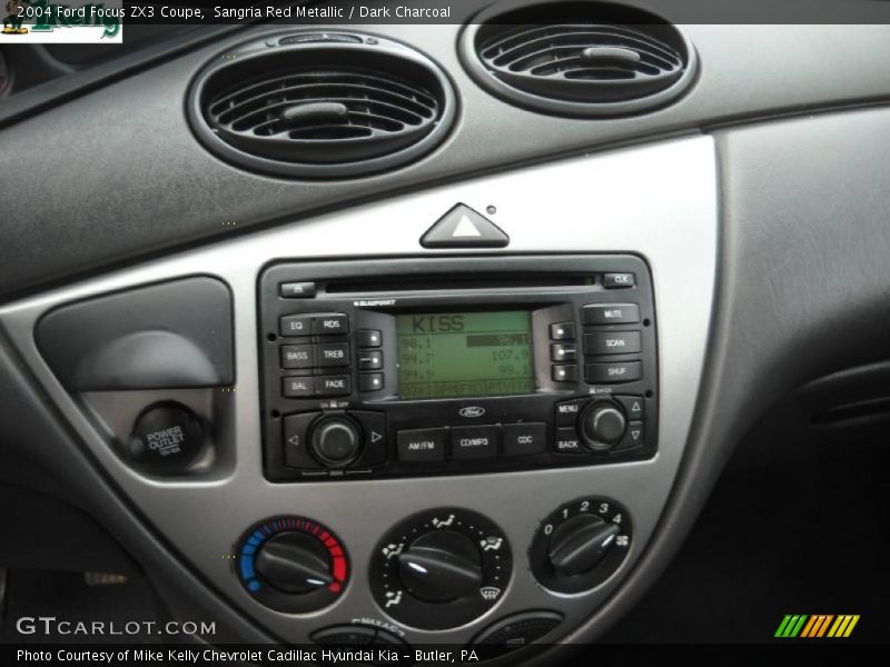 Sangria Red Metallic / Dark Charcoal 2004 Ford Focus ZX3 Coupe