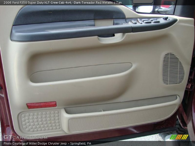 Dark Toreador Red Metallic / Tan 2006 Ford F350 Super Duty XLT Crew Cab 4x4