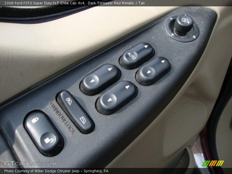 Dark Toreador Red Metallic / Tan 2006 Ford F350 Super Duty XLT Crew Cab 4x4