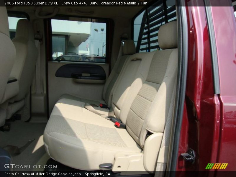 Dark Toreador Red Metallic / Tan 2006 Ford F350 Super Duty XLT Crew Cab 4x4