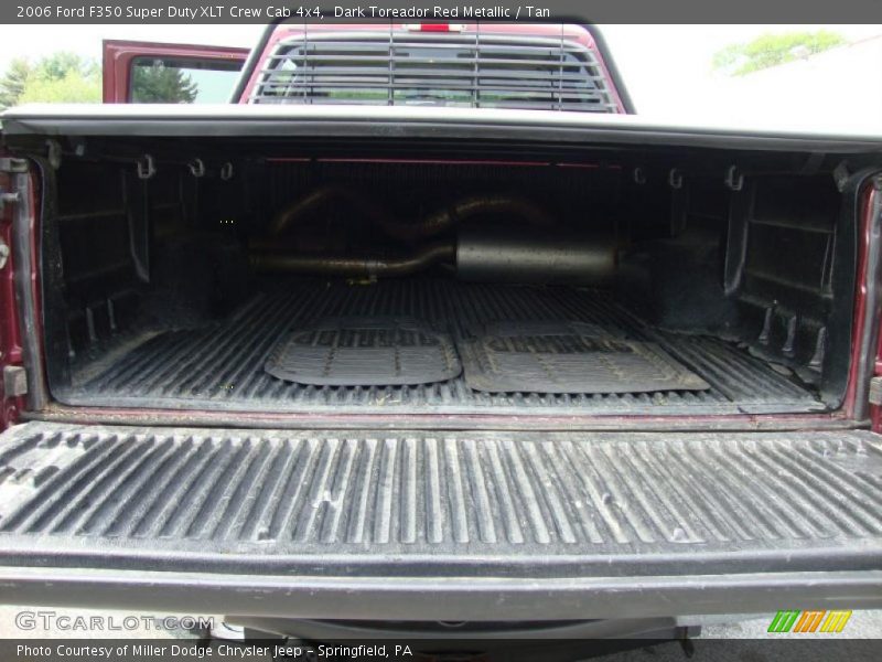 Dark Toreador Red Metallic / Tan 2006 Ford F350 Super Duty XLT Crew Cab 4x4