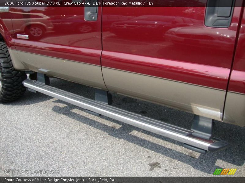 Dark Toreador Red Metallic / Tan 2006 Ford F350 Super Duty XLT Crew Cab 4x4