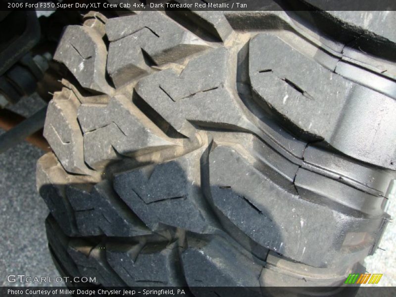 Dark Toreador Red Metallic / Tan 2006 Ford F350 Super Duty XLT Crew Cab 4x4