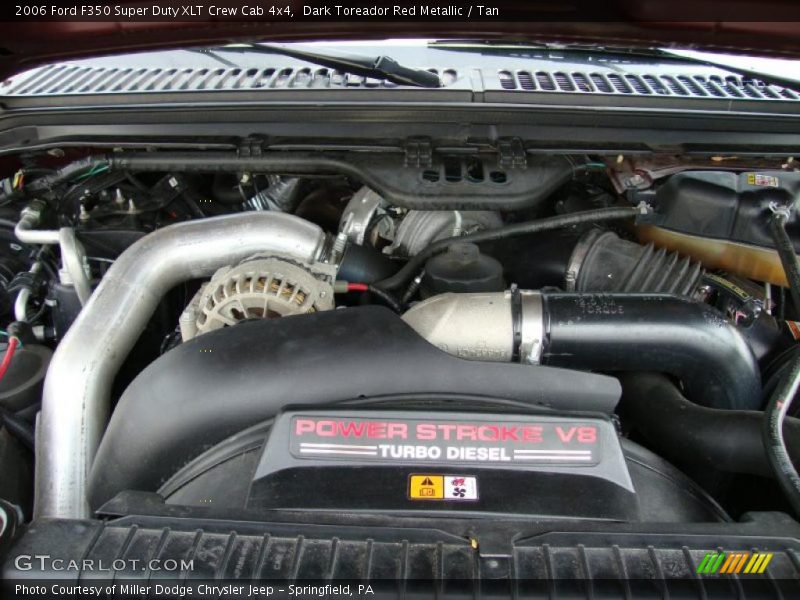 Dark Toreador Red Metallic / Tan 2006 Ford F350 Super Duty XLT Crew Cab 4x4