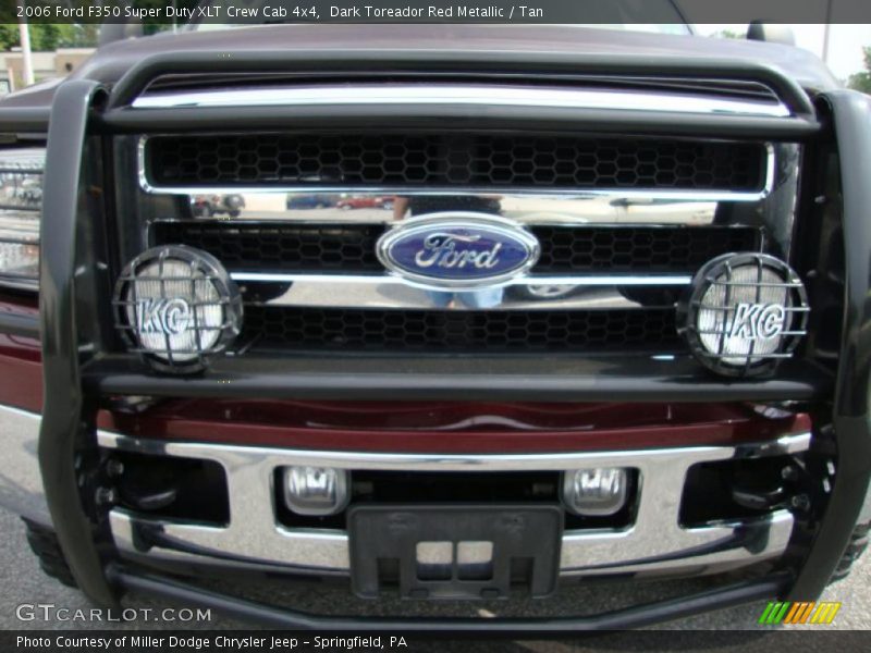 Dark Toreador Red Metallic / Tan 2006 Ford F350 Super Duty XLT Crew Cab 4x4