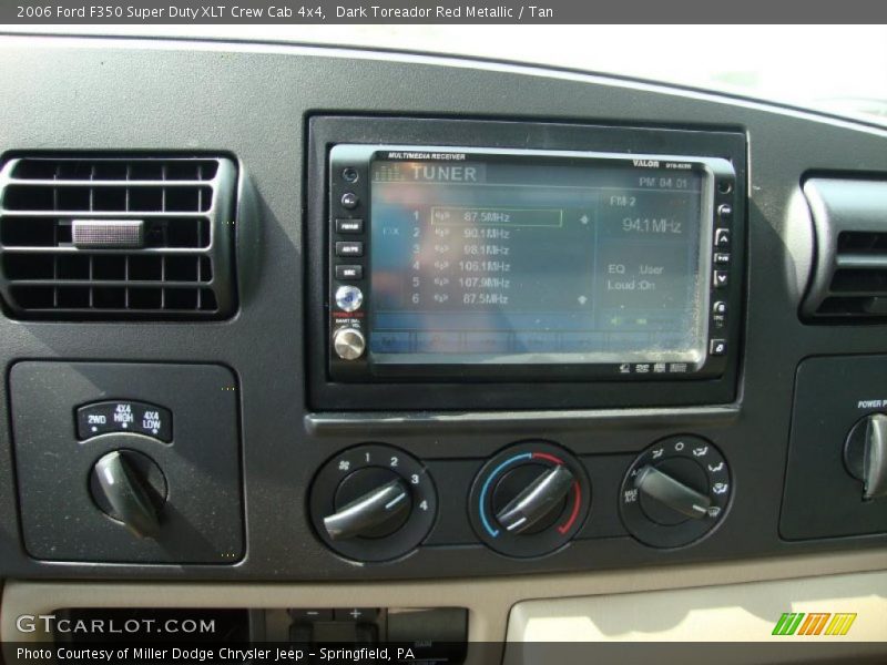 Dark Toreador Red Metallic / Tan 2006 Ford F350 Super Duty XLT Crew Cab 4x4
