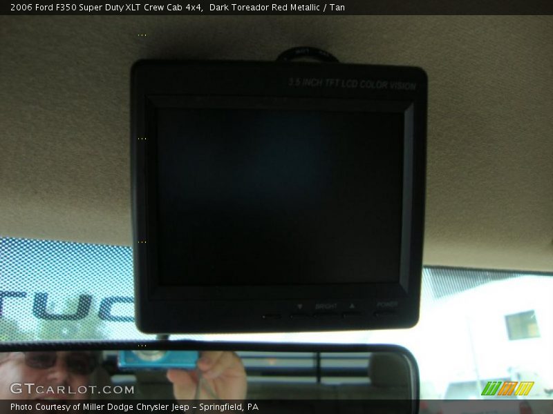 Dark Toreador Red Metallic / Tan 2006 Ford F350 Super Duty XLT Crew Cab 4x4