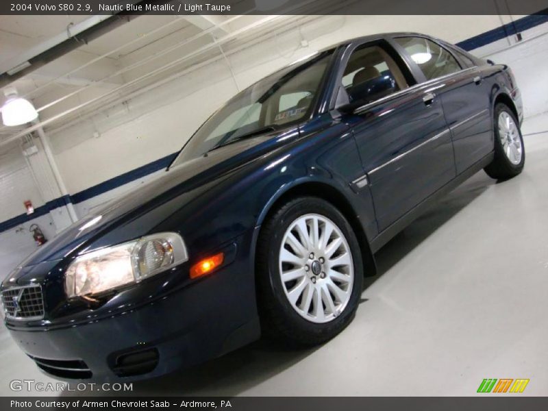 Nautic Blue Metallic / Light Taupe 2004 Volvo S80 2.9