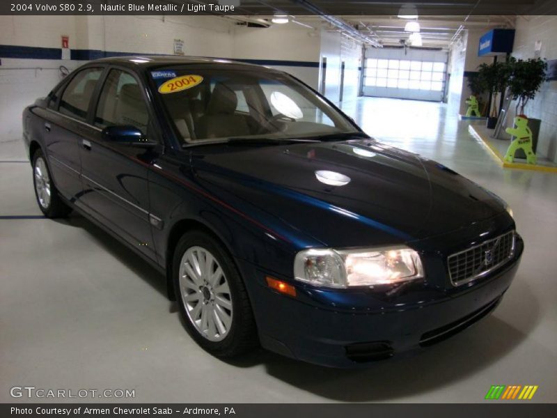 Nautic Blue Metallic / Light Taupe 2004 Volvo S80 2.9