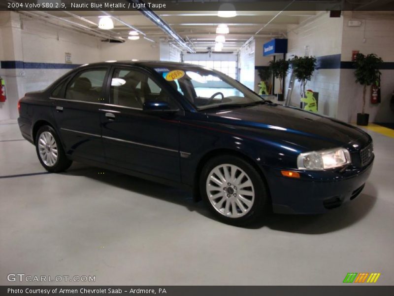 Nautic Blue Metallic / Light Taupe 2004 Volvo S80 2.9