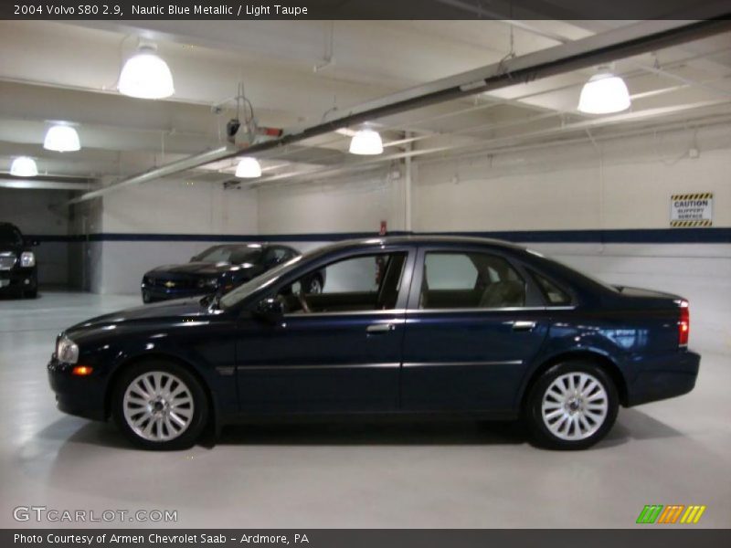 Nautic Blue Metallic / Light Taupe 2004 Volvo S80 2.9