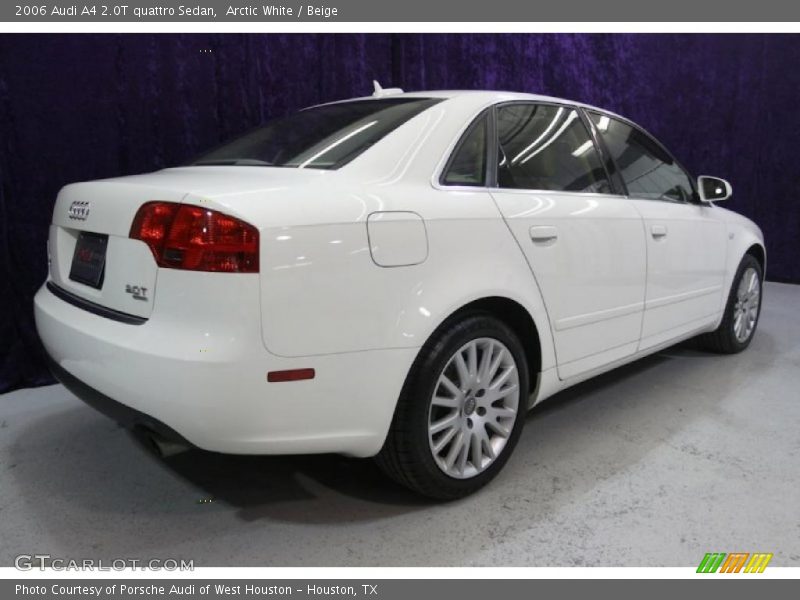 Arctic White / Beige 2006 Audi A4 2.0T quattro Sedan