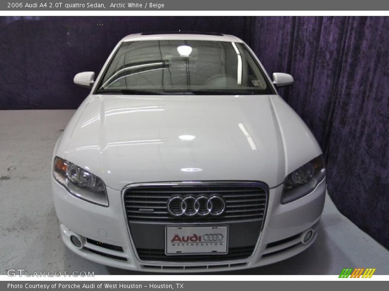 Arctic White / Beige 2006 Audi A4 2.0T quattro Sedan