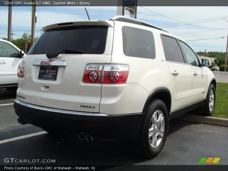 Summit White / Ebony 2008 GMC Acadia SLT AWD