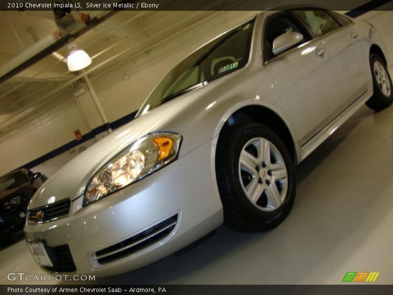 Silver Ice Metallic / Ebony 2010 Chevrolet Impala LS