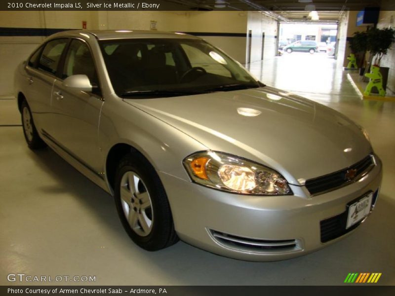 Silver Ice Metallic / Ebony 2010 Chevrolet Impala LS