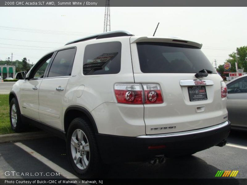 Summit White / Ebony 2008 GMC Acadia SLT AWD