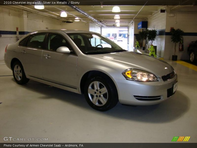 Silver Ice Metallic / Ebony 2010 Chevrolet Impala LS