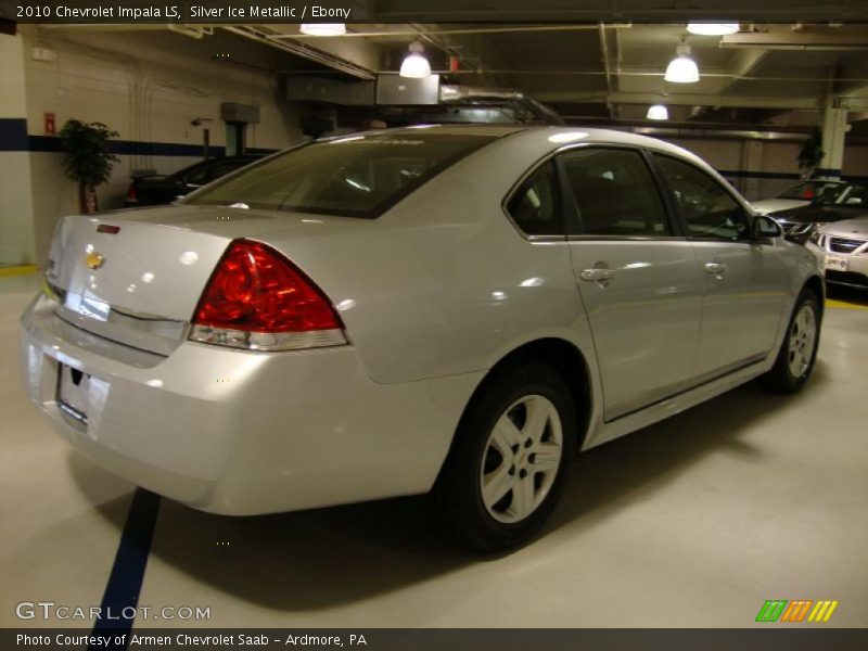 Silver Ice Metallic / Ebony 2010 Chevrolet Impala LS