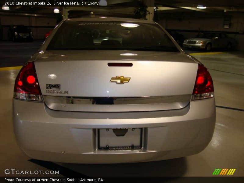 Silver Ice Metallic / Ebony 2010 Chevrolet Impala LS